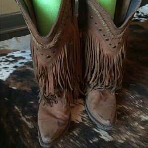 Liberty Black Fringe Boots